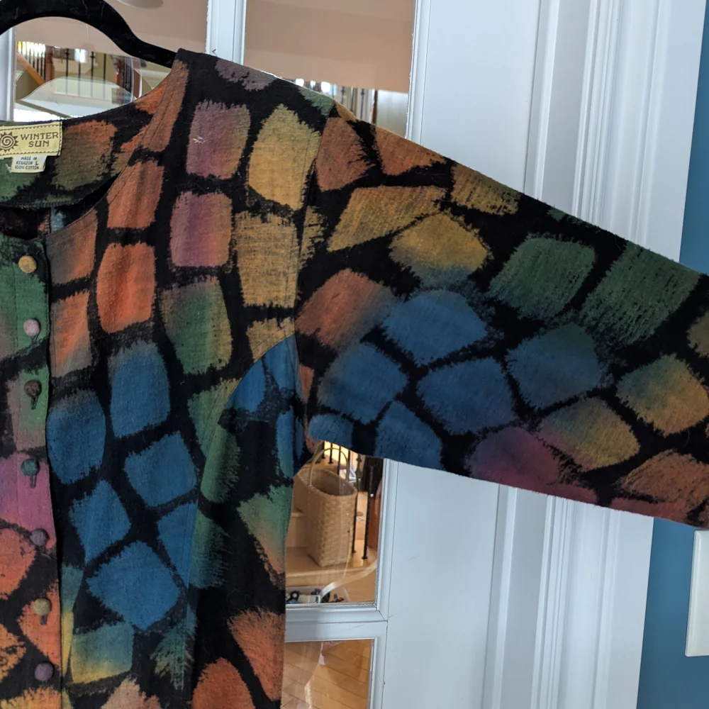 Colorful Geometric Patterned Dress - Picture 4 of 11